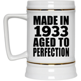 91st Birthday Made In 1933 Aged to Perfection - Beer Stein
