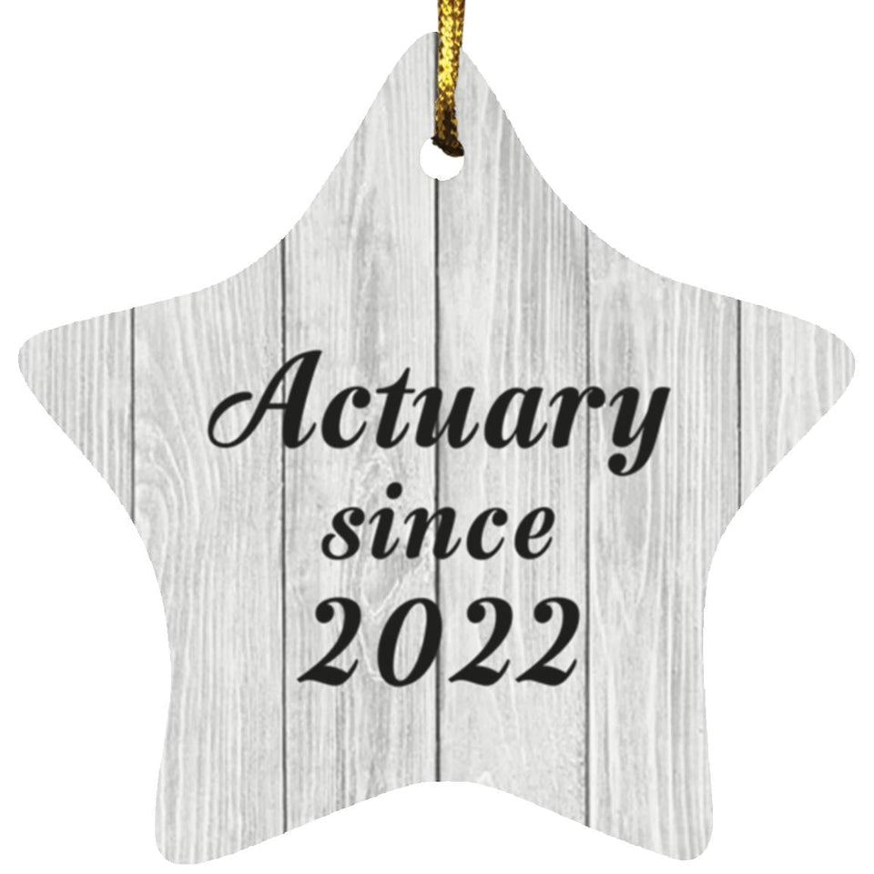 Actuary Since 2022 - Star Ornament F