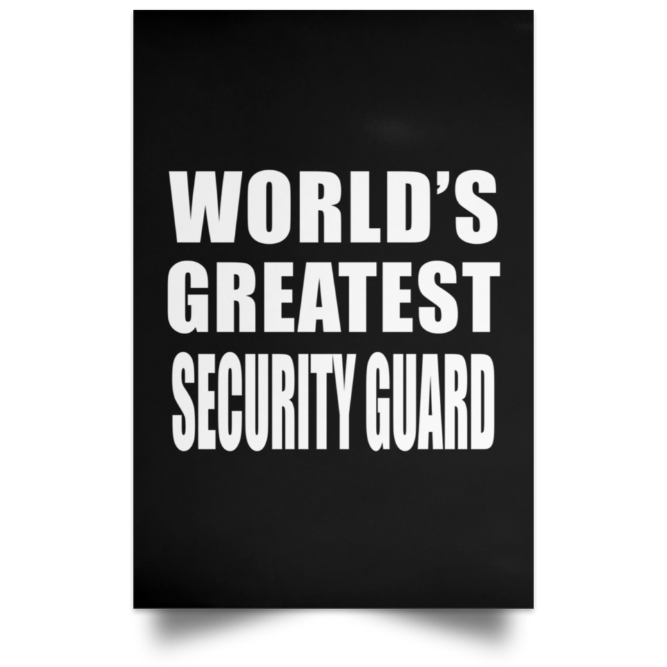 World's Greatest Security Guard - Poster Portrait
