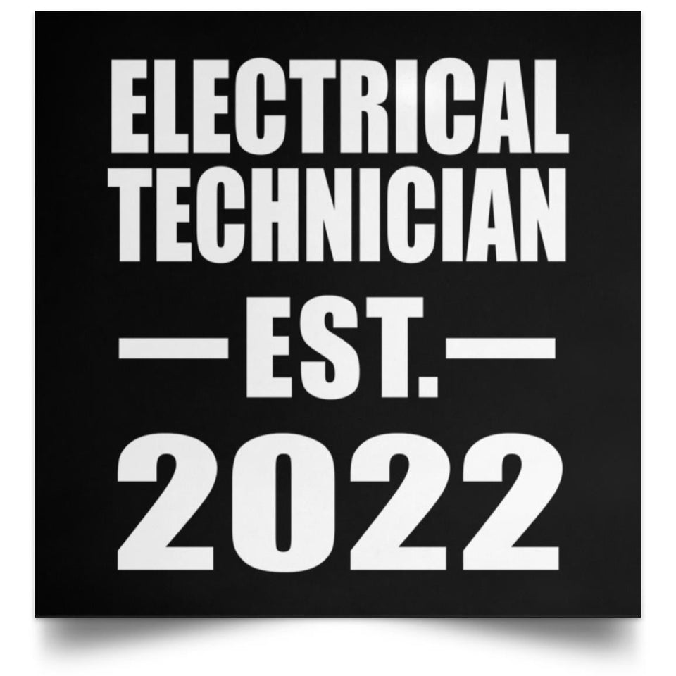 Electrical Technician Established EST. 2022 - Poster Square