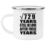 27th Anniversary Square Root of 729 Years Still In Love - 12oz Camping Mug