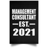 Management Consultant Established EST. 2021 - Poster Portrait