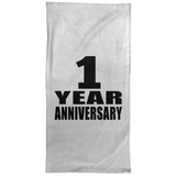 1st Anniversary 1 Year Anniversary - Hand Towel