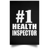 Number One #1 Health Inspector - Poster Portrait