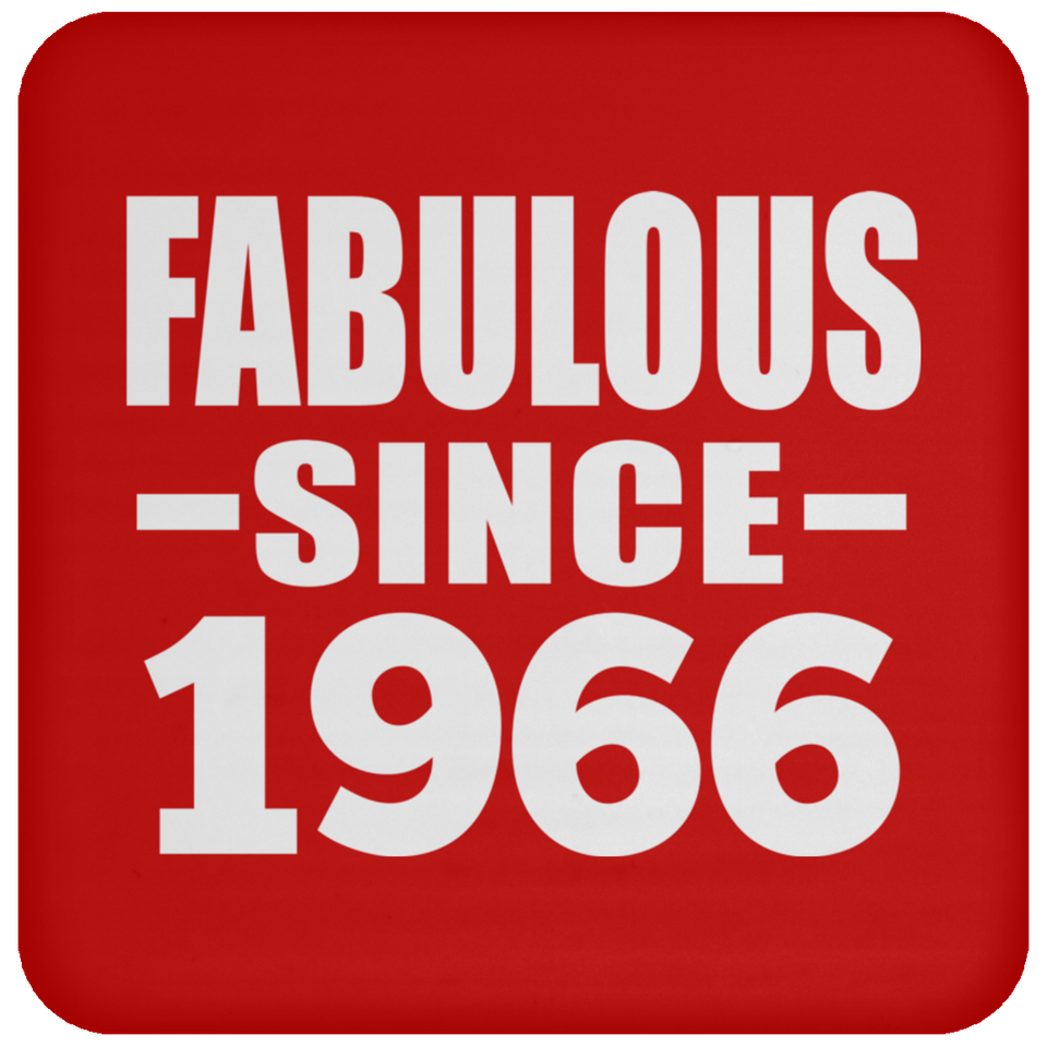 58th Birthday Fabulous Since 1966 - Drink Coaster