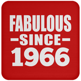 58th Birthday Fabulous Since 1966 - Drink Coaster
