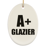 A+ Glazier - Oval Ornament