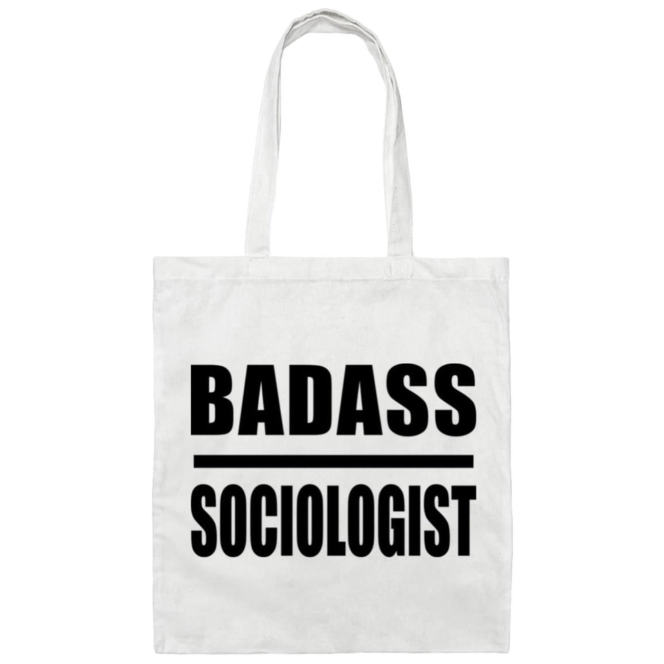 Badass Sociologist - Tote Bag White