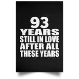 93rd Anniversary 93 Years Still In Love After These Years - Poster Portrait