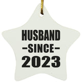 Husband Since 2023 - Star Ornament