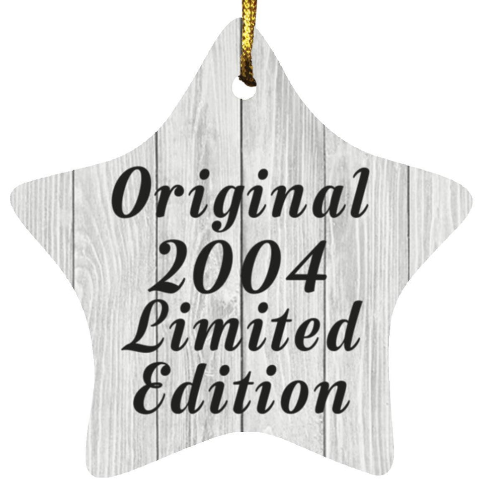 20th Birthday Original 2004 Limited Edition - Star Ornament F