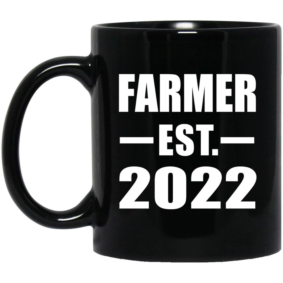 Farmer Established EST. 2022 - 11oz Coffee Mug Black