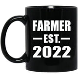 Farmer Established EST. 2022 - 11oz Coffee Mug Black