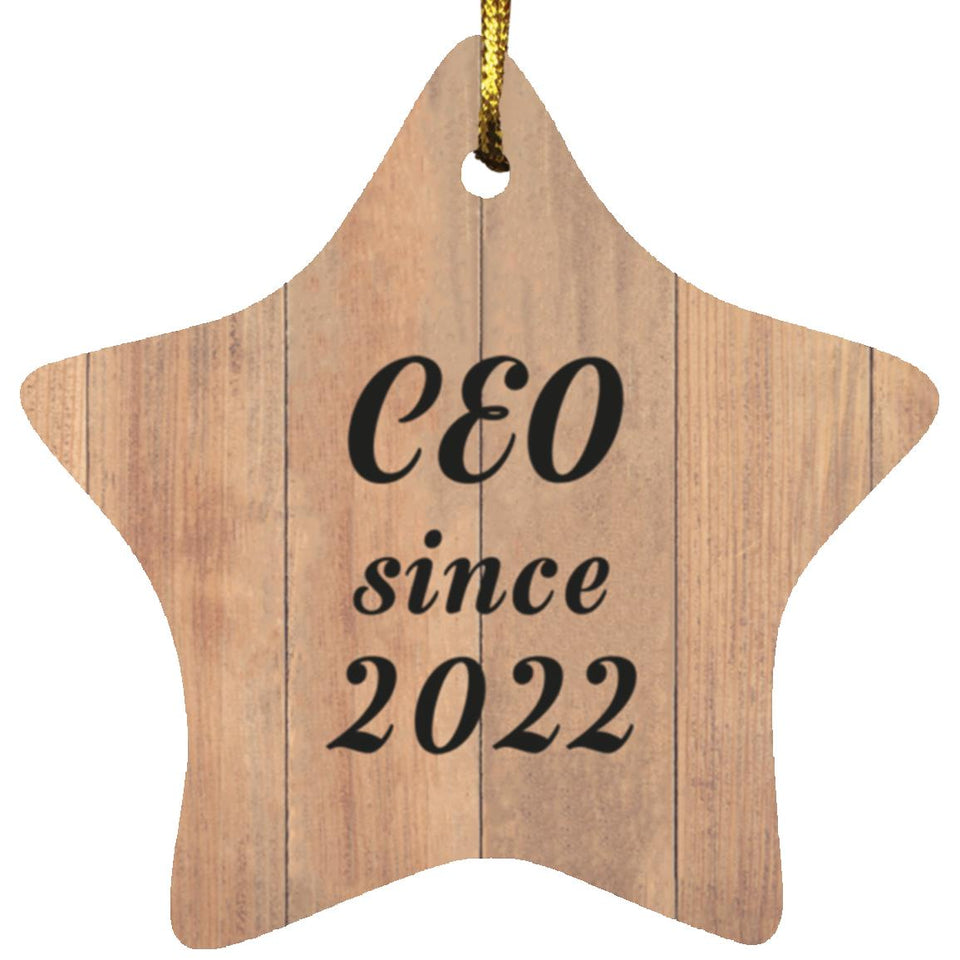 CEO Since 2022 - Star Ornament C