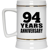 94th Anniversary 94 Years - Beer Stein