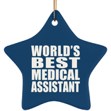 World's Best Medical Assistant - Star Ornament