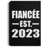 Fiancee Established EST. 2023 - Canvas Portrait