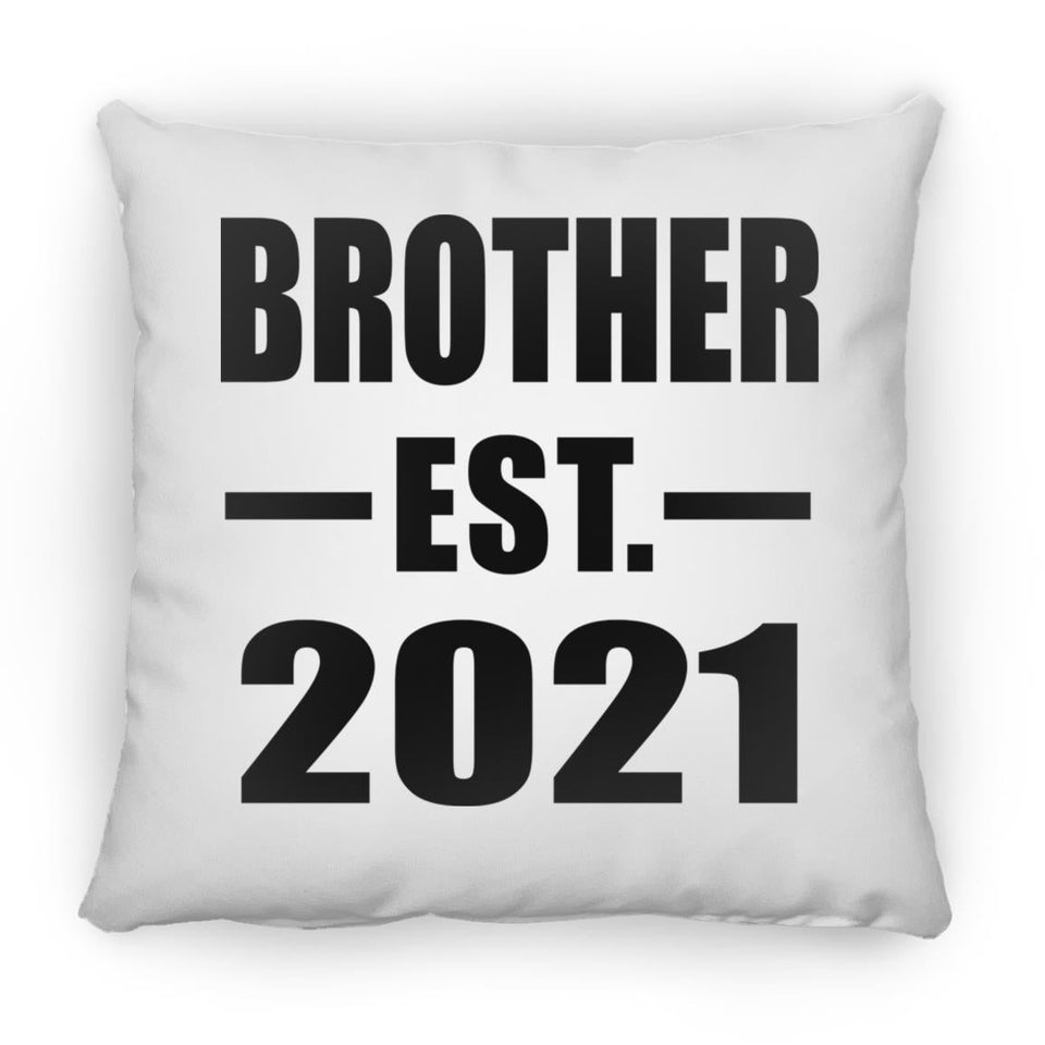 Brother Established EST. 2021 - Throw Pillow