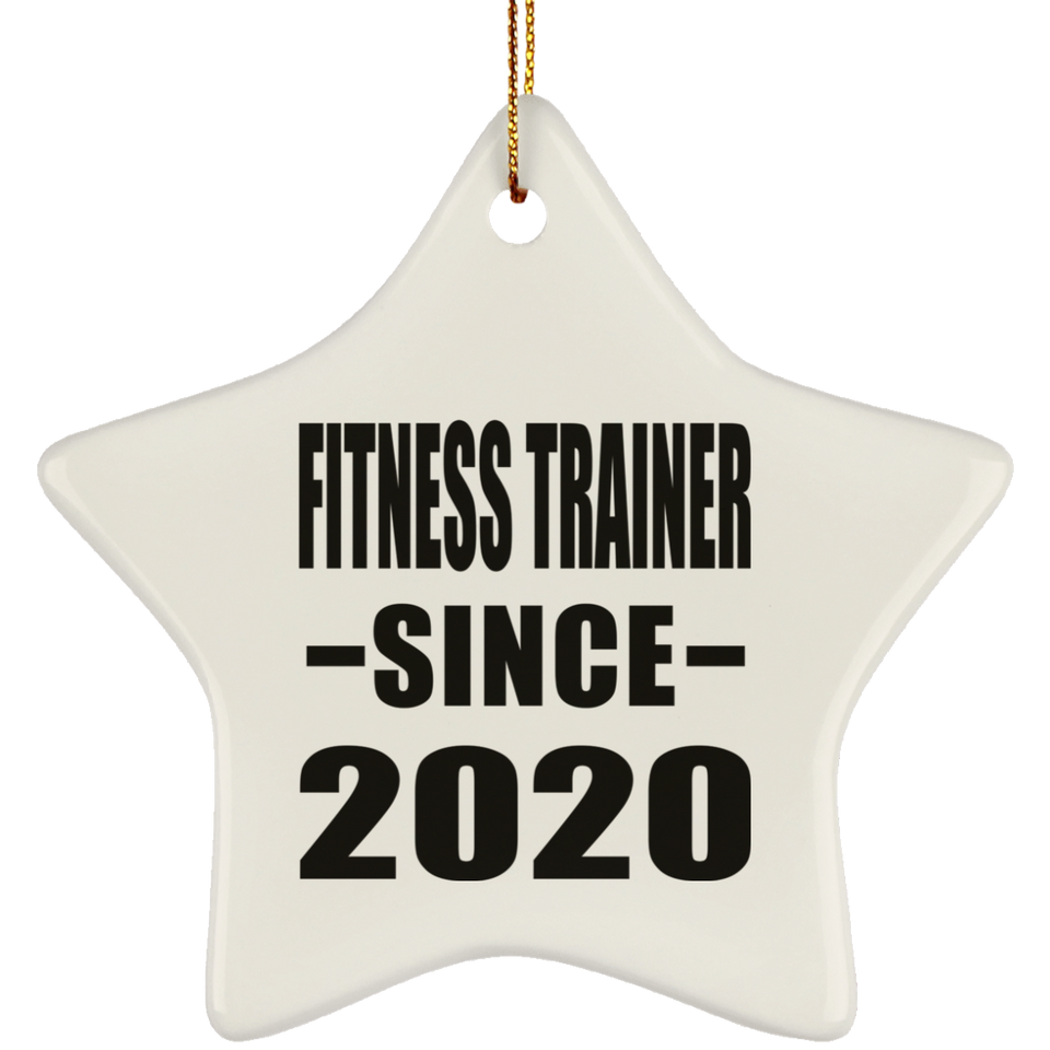 Fitness Trainer Since 2020 - Star Ornament