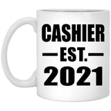 Cashier Established EST. 2021 - 11oz Coffee Mug