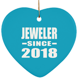 Jeweler Since 2018 - Heart Ornament