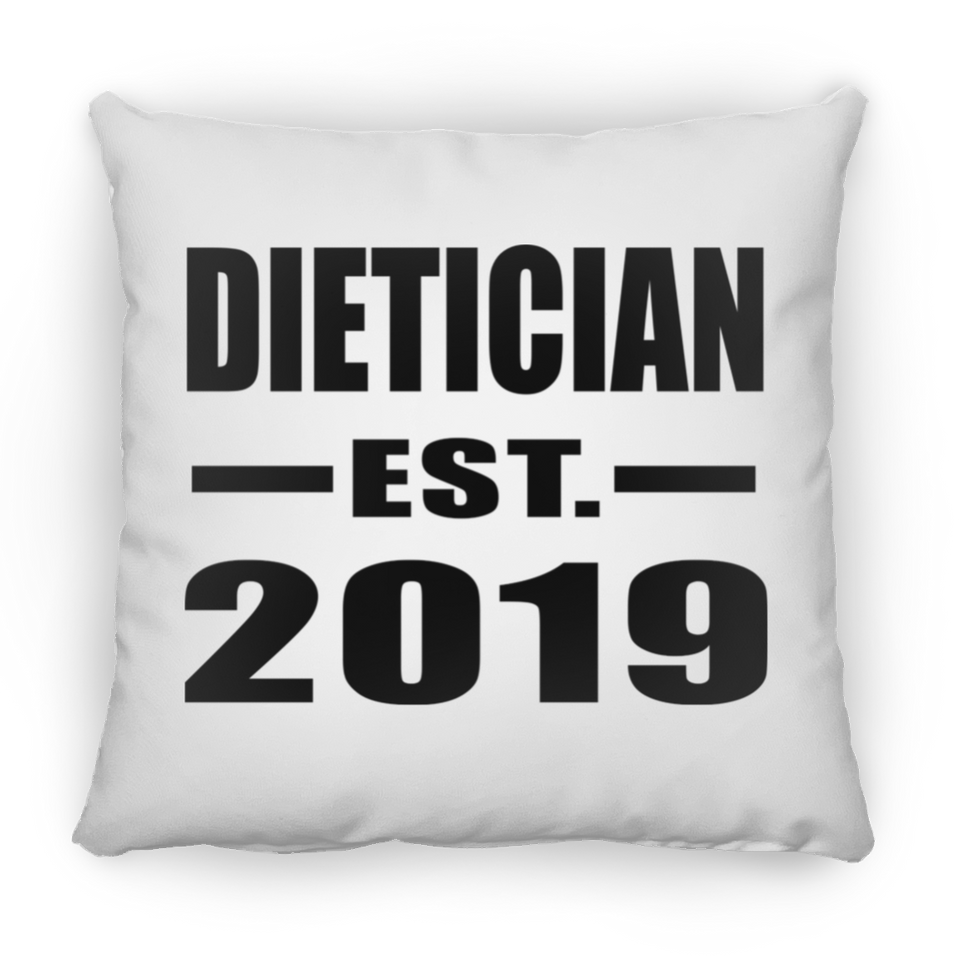 Dietician Established EST. 2019 - Throw Pillow