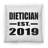 Dietician Established EST. 2019 - Throw Pillow