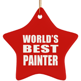 World's Best Painter - Star Ornament