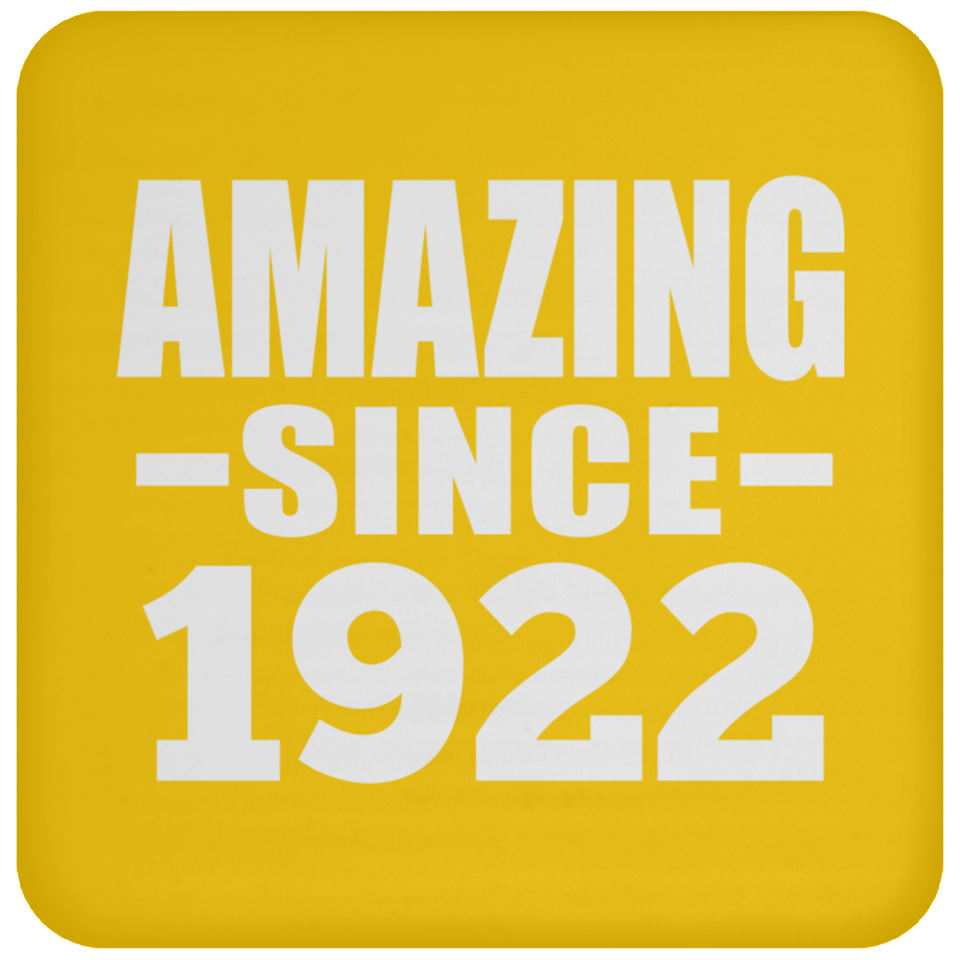 102nd Birthday Amazing Since 1922 - Drink Coaster