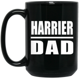 Harrier Dad - 15oz Coffee Mug Black