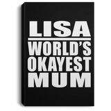 Lisa World's Okayest Mum - Canvas Portrait