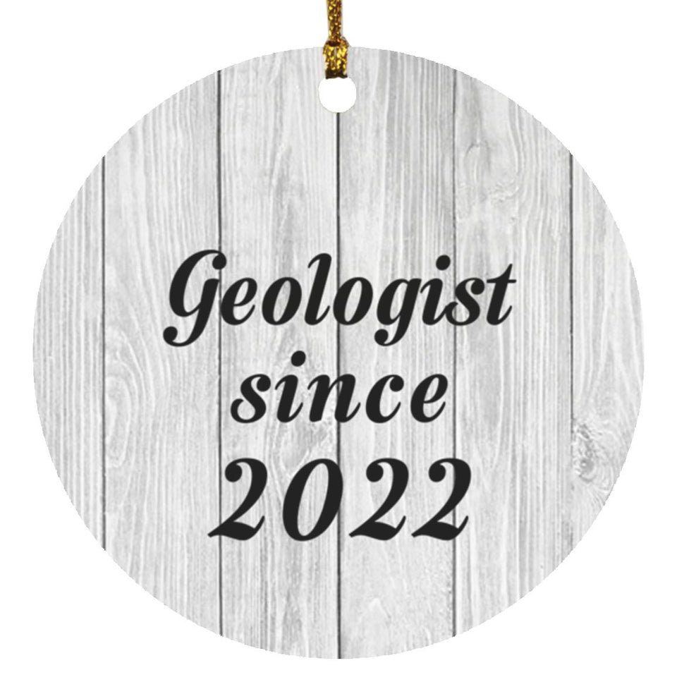 Geologist Since 2022 - Circle Ornament F