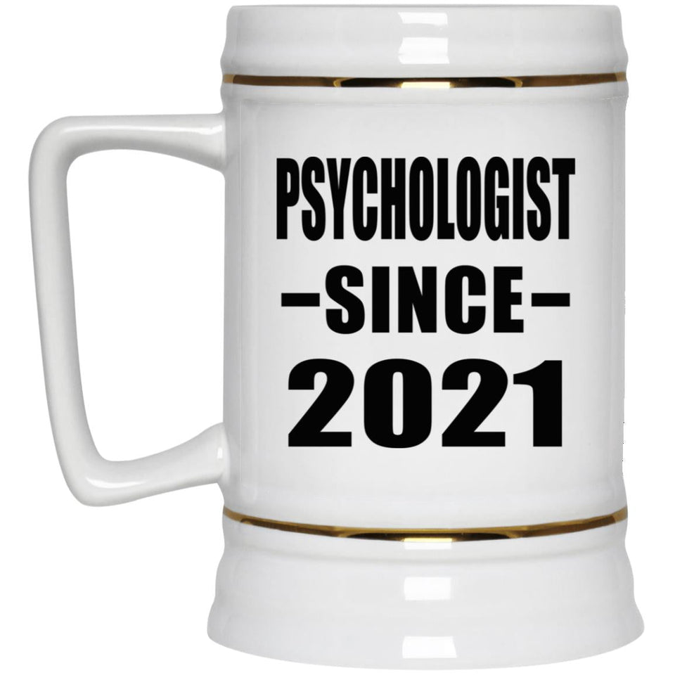 Psychologist Since 2021 - Beer Stein