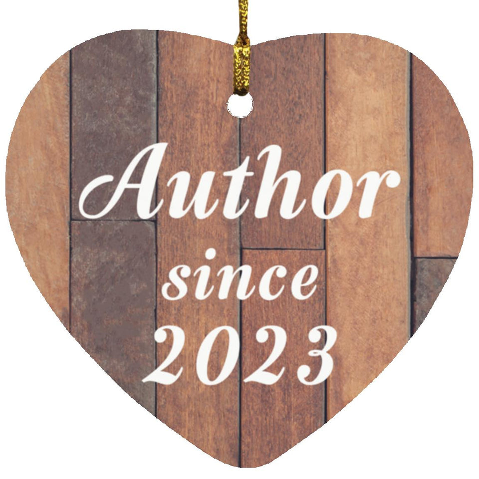 Author Since 2023 - Heart Ornament E
