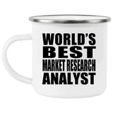 World's Best Market Research Analyst - 12oz Camping Mug
