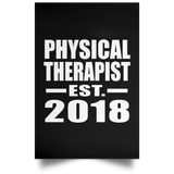 Physical Therapist Established EST. 2018 - Poster Portrait
