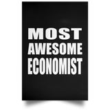 Most Awesome Economist - Poster Portrait