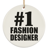 Number One #1 Fashion Designer - Circle Ornament