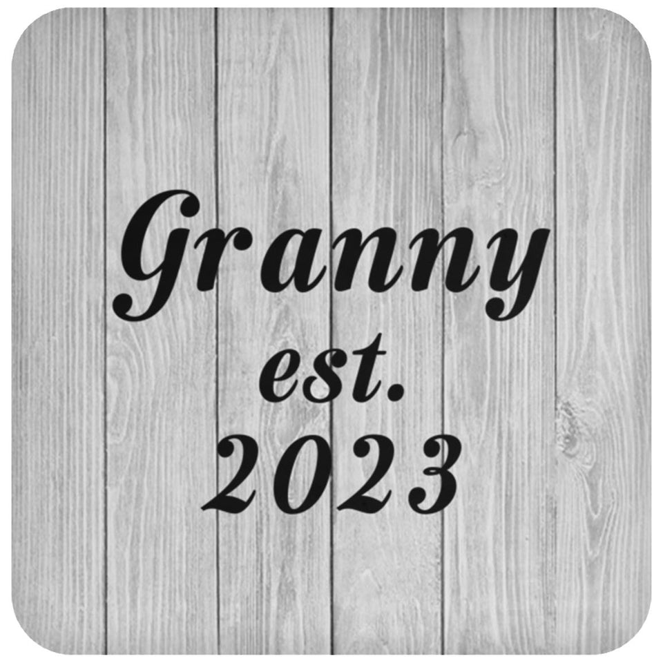 Granny Established Est. 2023 - Drink Coaster F