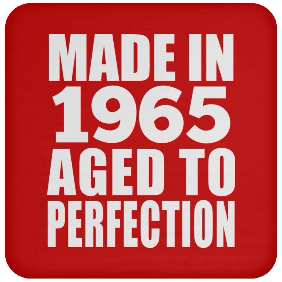 59th Birthday Made In 1965 Aged to Perfection - Drink Coaster