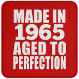 59th Birthday Made In 1965 Aged to Perfection - Drink Coaster