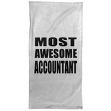 Most Awesome Accountant - Hand Towel