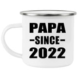 Papa Since 2022 - 12oz Camping Mug