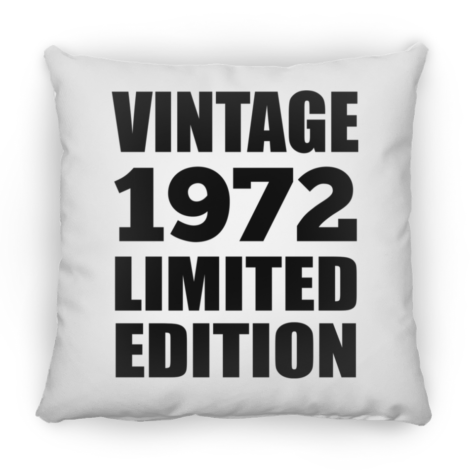 52nd Birthday Vintage 1972 Limited Edition - Throw Pillow