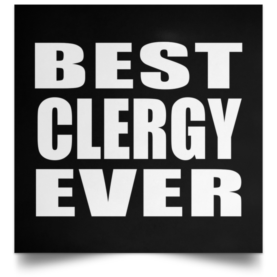 Best Clergy Ever - Poster Square