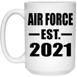 Air Force Established EST. 2021 - 15oz Coffee Mug