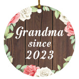 Grandma Since 2023 - Circle Ornament A