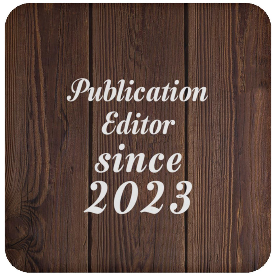 Publication Editor Since 2023 - Drink Coaster D