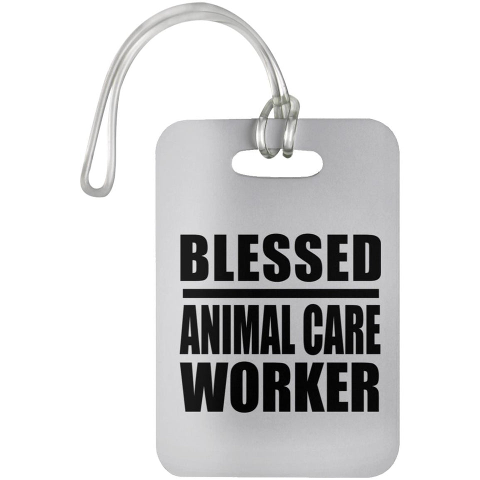 Blessed Animal Care Worker - Luggage Bag Tag