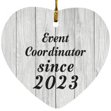 Event Coordinator Since 2023 - Heart Ornament F